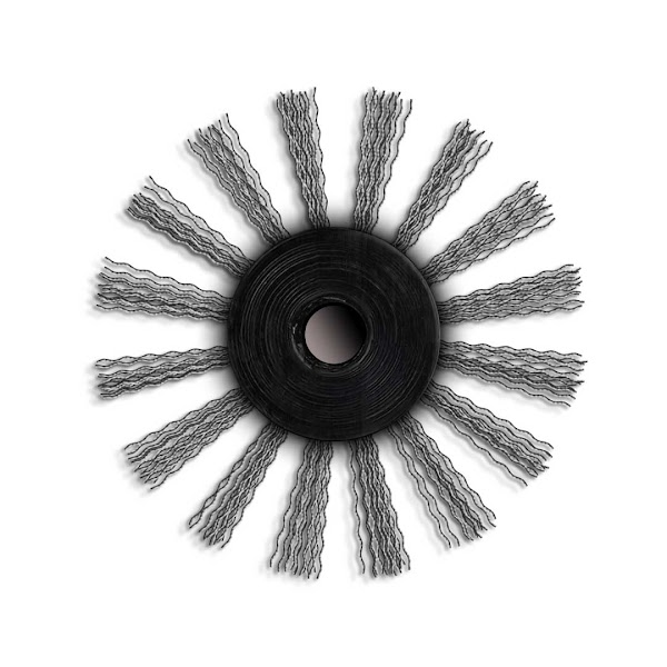 CEPILLOS ABRASIVOS DE CARBURO PARA LIMPIEZA DE TUBOS DE 40mm