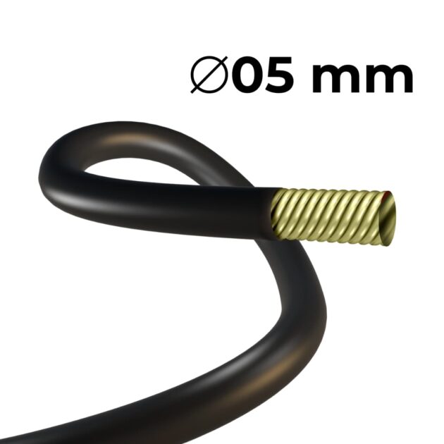 01 M - GUIA ULTRAFLEXIBLE DE Ø5mm CON FUNDA ANTI FRICCIÓN